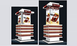 奔馳啤酒促銷(xiāo)臺(tái)